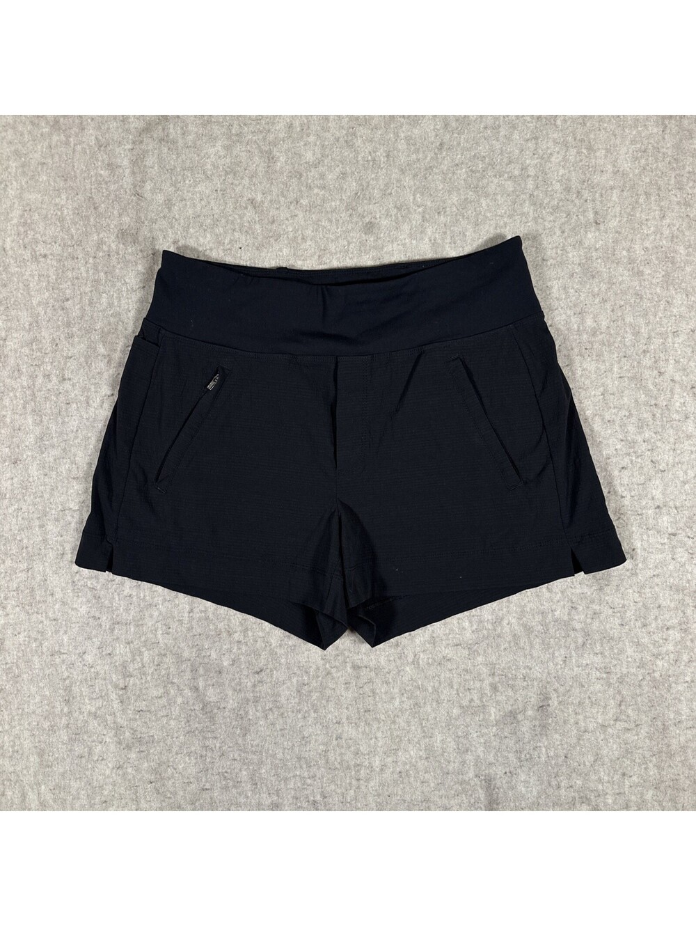 Athleteta Trekkie North Shorts 6 Black Nylon Spandex